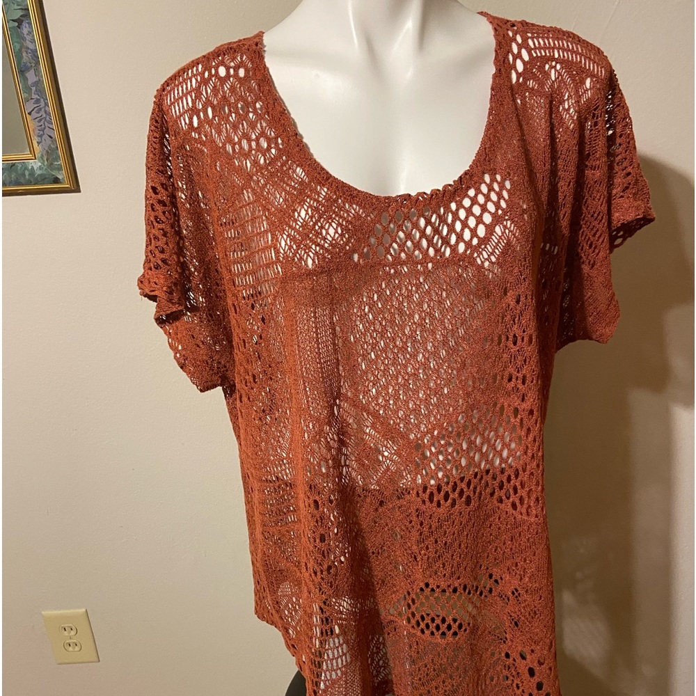 3 for $20 Maria Gabrielle 2X crocheted blouse